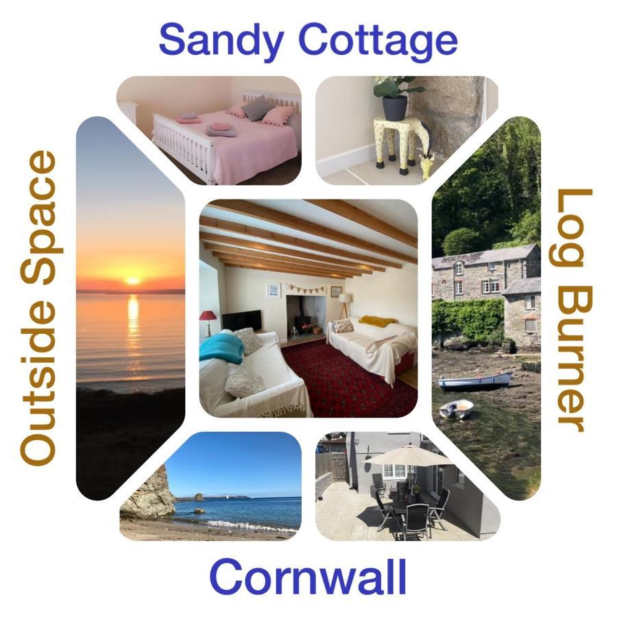Sandy Cottage, Nr Eden & Beaches St Austell Exteriör bild